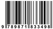 Código de Barras de '.9789871833498.'