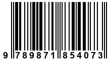 Código de Barras de '.9789871854073.'