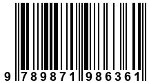 Código de Barras de '.9789871986361.'