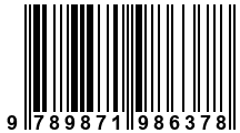 Código de Barras de '.9789871986378.'