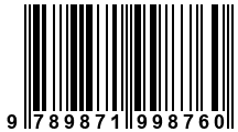 Código de Barras de '.9789871998760.'