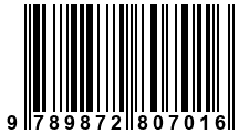 Código de Barras de '.9789872807016.'