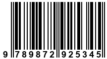 Código de Barras de '.9789872925345.'