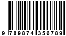 Código de Barras de '.9789874356789.'