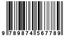 Código de Barras de '.9789874567789.'