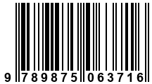 Código de Barras de '.9789875063716.'