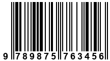 Código de Barras de '.9789875763456.'