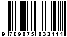 Código de Barras de '.9789875833111.'