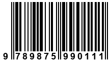 Código de Barras de '.9789875990111.'