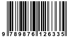 Código de Barras de '.9789876126335.'