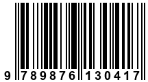 Código de Barras de '.9789876130417.'
