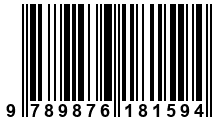 Código de Barras de '.9789876181594.'
