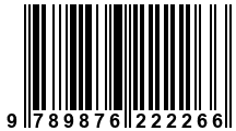 Código de Barras de '.9789876222266.'