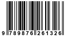 Código de Barras de '.9789876261326.'