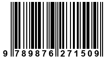 Código de Barras de '.9789876271509.'