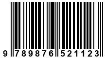 Código de Barras de '.9789876521123.'