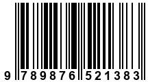 Código de Barras de '.9789876521383.'