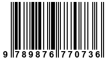 Código de Barras de '.9789876770736.'
