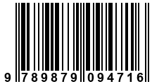Código de Barras de '.9789879094716.'