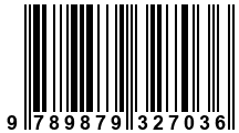 Código de Barras de '.9789879327036.'