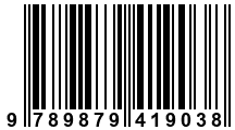 Código de Barras de '.9789879419038.'