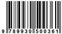 Código de Barras de '.9789930500361.'