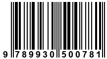 Código de Barras de '.9789930500781.'