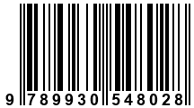 Código de Barras de '.9789930548028.'
