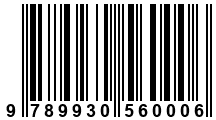 Código de Barras de '.9789930560006.'