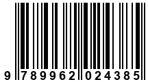 Código de Barras de '.9789962024385.'