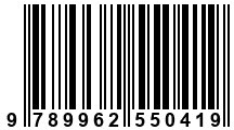 Código de Barras de '.9789962550419.'