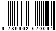 Código de Barras de '.9789962670094.'