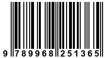Código de Barras de '.9789968251365.'