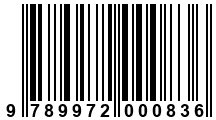 Código de Barras de '.9789972000836.'