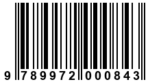 Código de Barras de '.9789972000843.'