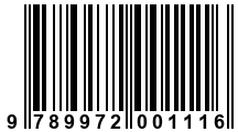 Código de Barras de '.9789972001116.'