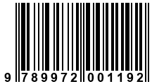 Código de Barras de '.9789972001192.'