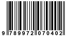 Código de Barras de '.9789972070402.'