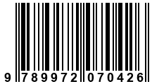 Código de Barras de '.9789972070426.'