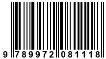Código de Barras de '.9789972081118.'