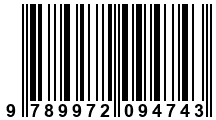 Código de Barras de '.9789972094743.'
