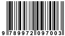 Código de Barras de '.9789972097003.'
