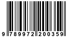 Código de Barras de '.9789972200359.'