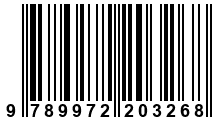 Código de Barras de '.9789972203268.'