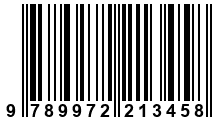 Código de Barras de '.9789972213458.'