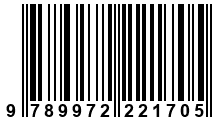 Código de Barras de '.9789972221705.'