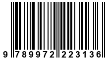 Código de Barras de '.9789972223136.'