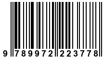 Código de Barras de '.9789972223778.'