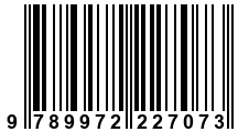 Código de Barras de '.9789972227073.'