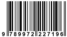 Código de Barras de '.9789972227196.'